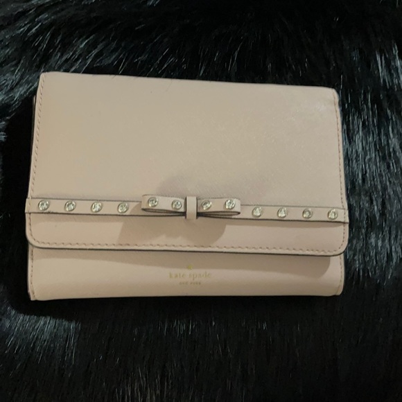 Kate Spade Blush Pink Clutch with optional strap
